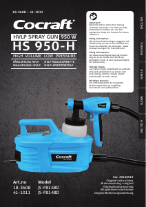 Manual Cocraft JS-FB14BD Paint Sprayer