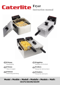 Manual Caterlite GG198 Deep Fryer