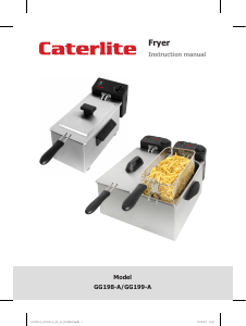 Manual Caterlite GG199-A Deep Fryer