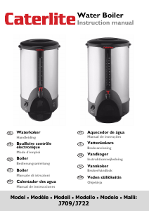 Bruksanvisning Caterlite J722 Vannkoker