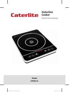 Handleiding Caterlite CM352-A Kookplaat