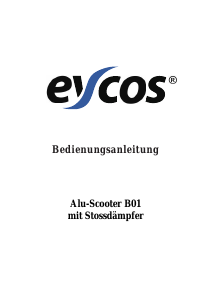 Bedienungsanleitung Eycos B01 Elektroroller