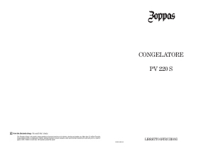 Manuale Zoppas PV220S Congelatore