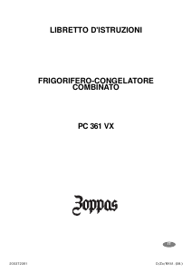 Manuale Zoppas PC361VX Frigorifero-congelatore