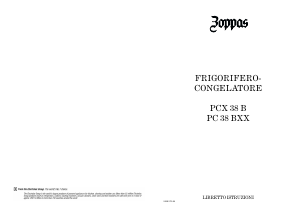 Manuale Zoppas PCX38B Frigorifero-congelatore