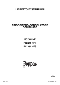 Manuale Zoppas PC381NFS Frigorifero-congelatore