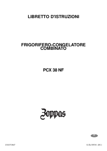 Manuale Zoppas PCX38NF Frigorifero-congelatore