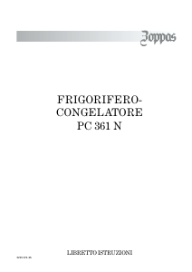 Manuale Zoppas PC361N Frigorifero-congelatore