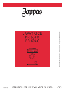 Manuale Zoppas PR604C Lavatrice