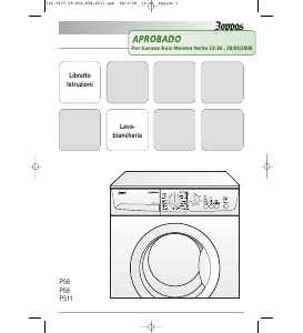 Manuale Zoppas P511 Lavatrice