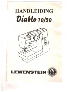 Manual de uso Lewenstein Diablo 20 Máquina de coser
