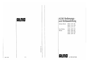 Bedienungsanleitung ALNO AHE 4129 US Herd