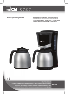 Manual Clatronic KA 3328 Máquina de café