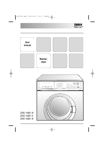 Manual Zanussi-Electrolux ZWD16581W Washer-Dryer