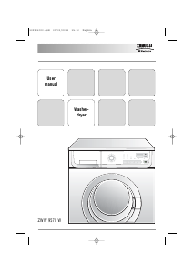 Manual Zanussi-Electrolux ZWW9570W Washer-Dryer