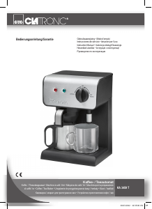 Manual de uso Clatronic KA 3459 Máquina de café