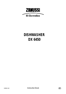 Handleiding Zanussi-Electrolux DX6450 Vaatwasser