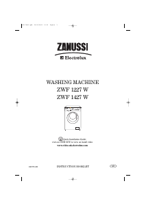 Manual Zanussi-Electrolux ZWF 1227 W Washing Machine