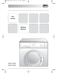 Manual Zanussi-Electrolux ZWF 12170 W Washing Machine