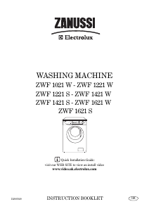 Manual Zanussi-Electrolux ZWF 1621 S Washing Machine