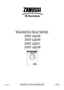 Manual Zanussi-Electrolux ZWF 1221 S Washing Machine