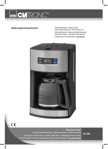 Manual de uso Clatronic KA 3482 Máquina de café