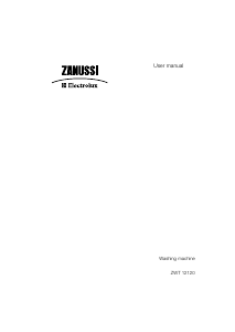 Handleiding Zanussi-Electrolux ZWT 12120 W Wasmachine