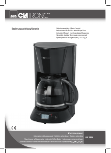 Manual de uso Clatronic KA 3509 Máquina de café