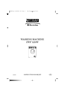 Manual Zanussi-Electrolux ZWF 1210 W Washing Machine