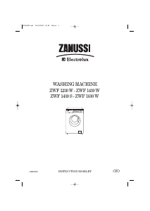 Manual Zanussi-Electrolux ZWF 1230 W Washing Machine