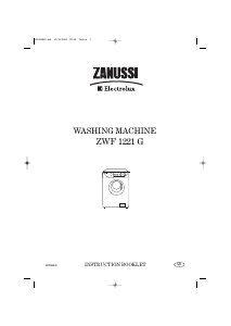 Manual Zanussi-Electrolux ZWF 1221 G Washing Machine