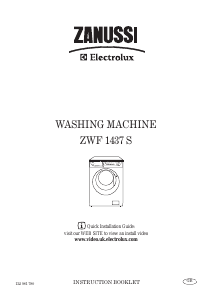 Manual Zanussi-Electrolux ZWF 1437 S Washing Machine