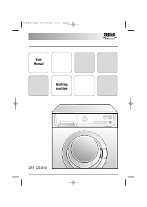 Manual Zanussi-Electrolux ZWF 12580 W Washing Machine