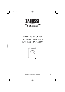 Manual Zanussi-Electrolux ZWF 1630 W Washing Machine