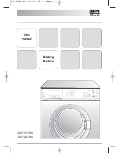 Manual Zanussi-Electrolux ZWF 14170 W Washing Machine