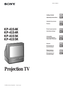 Használati útmutató Sony KP-41S5K Televízió