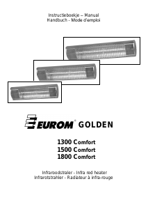Manual Eurom Golden 1800 Patio Heater