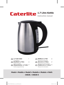 Handleiding Caterlite CK828 Waterkoker