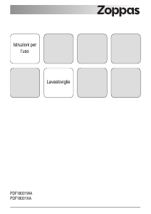 Manuale Zoppas PDF18001XA Lavastoviglie