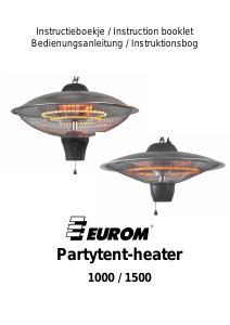 Handleiding Eurom Partytent 1000 Terrasverwarmer