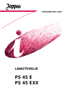 Manuale Zoppas PS45E Lavastoviglie