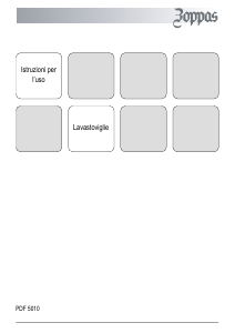 Manuale Zoppas PDF5010X Lavastoviglie