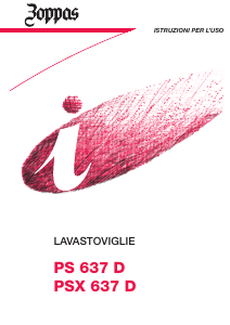 Manuale Zoppas PS637D Lavastoviglie