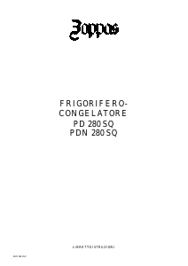 Manuale Zoppas PD280SQ Frigorifero-congelatore