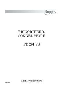 Manuale Zoppas PD291VS Frigorifero-congelatore