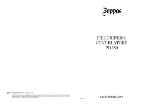 Manuale Zoppas PD180S Frigorifero-congelatore