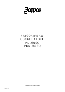 Manuale Zoppas PDN280SQ Frigorifero-congelatore