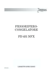 Manuale Zoppas PD431NFX Frigorifero-congelatore