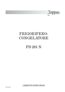 Manuale Zoppas PD281N Frigorifero-congelatore