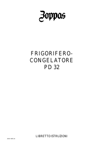 Manuale Zoppas PD320 Frigorifero-congelatore